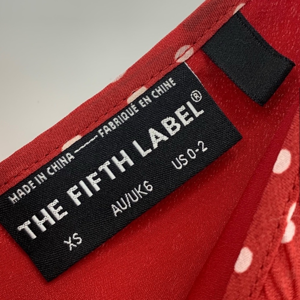 The Fifth Label ASSEMBLAGE Dress Red Polka Dot - Picture 5 of 6